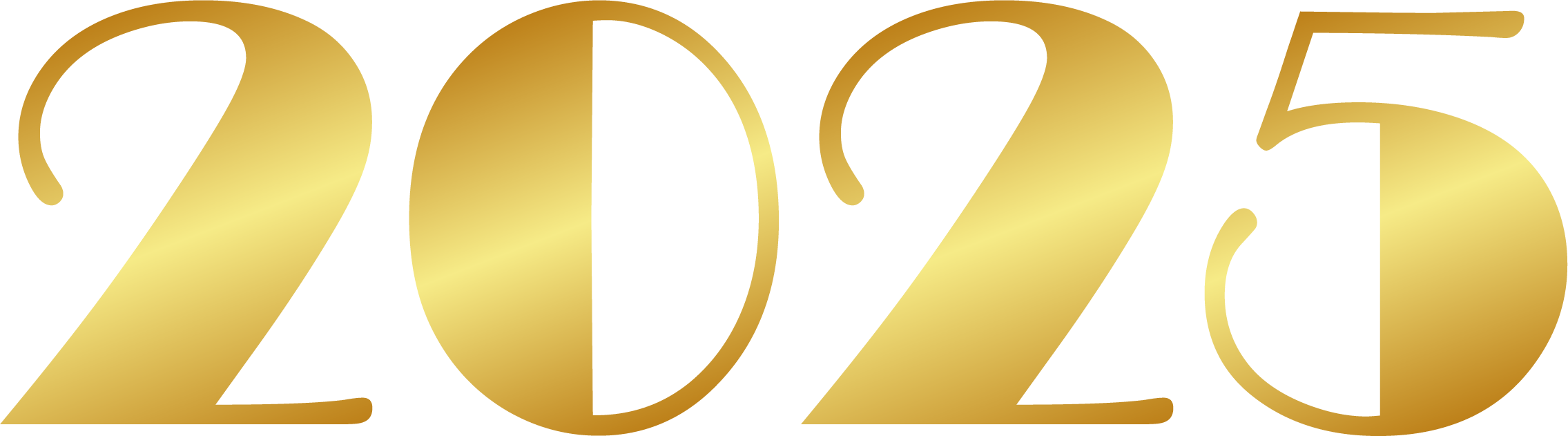 annee 2025 doré or