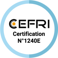 badge logo cefri certification nucléaire